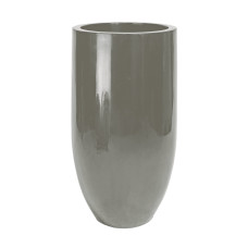 Premium floor vase Pandora, Ø 50 cm, height 125 cm, quartz gray