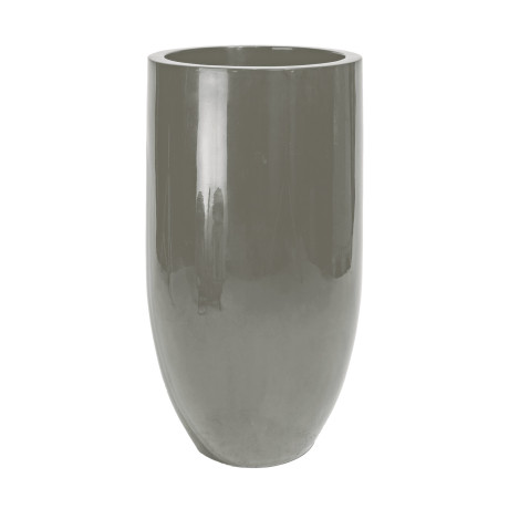 Premium floor vase Pandora, Ø 50 cm, height 125 cm, quartz gray