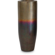 Pandora floor vase, Ø 35 cm, height 90 cm, oxidized brass