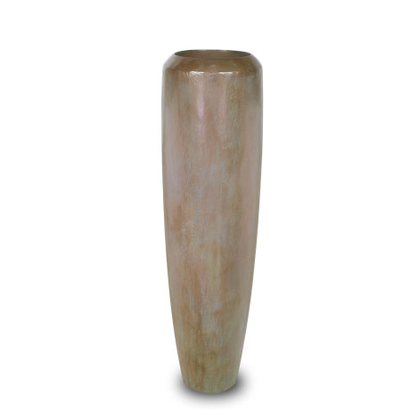 Loft floor vase, Ø 32 cm, height 120 cm, verdigris bronze